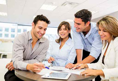 Staff sharing accurate venue booking information with EventPro